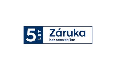 5letá záruka bez omezení počtu ujetých kilometrů